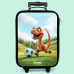 Voetbal - Dino - Sport Kinderkoffer - Zwart klein -zzz_website3d_nbs2