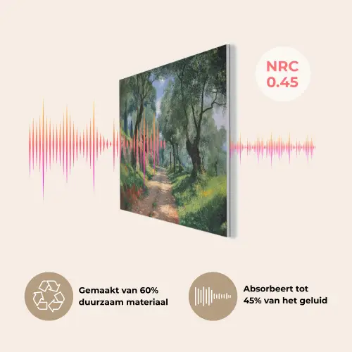 Pad - Bomen - Schaduw - PET vilt klein -USP_NL
