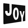 Kerstmis - Quotes - Joy - Zwart - Feest canvas 2cm klein -z3d