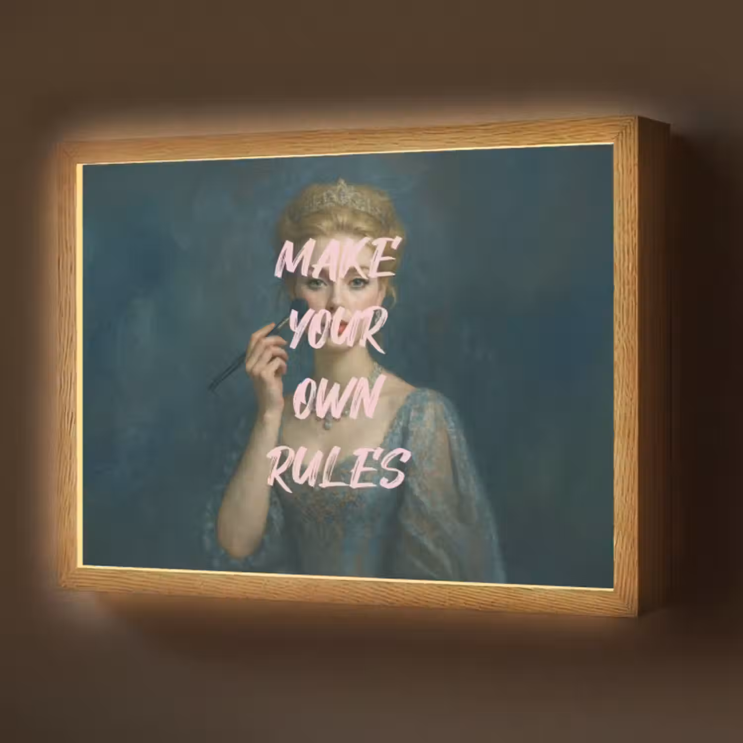 Lightbox - Wandleuchte - Klassisch - Verschnörkelt - Rosa