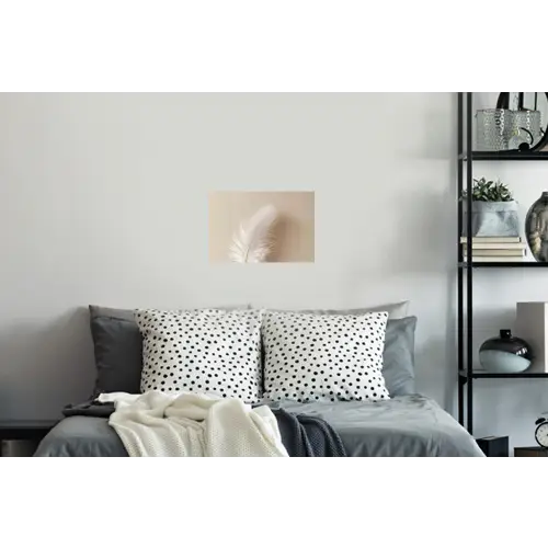 Veer - Minimalistisch - Roze Muursticker klein -slaapkamer