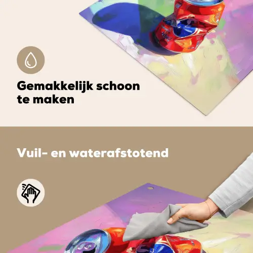 Frisdrank - Blik - Paars Inductie beschemer met haakjes middel -ky-schoon-nl