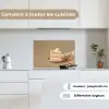 Vanilletaart - Cake - Romig keuken achterwand spatscherm klein -sfeer4_FR