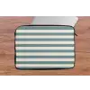 Strepen - Modern - Blauw laptophoes neopreen klein 279 -tafel