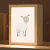 Schaap - Boerderij dier - Dieren Light Box met kabel klein -zzz_3d_website