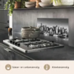 Skyline - Stad - Wolkenkrabbers - Zwart - Wit keuken achterwand spatscherm klein -usp_NL