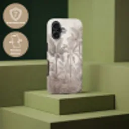 Natuur - Jungle - Ringstaartmaki - Bruin Toughcase MagSafe Apple iPhone 17 klein -USP_PrintM_NL