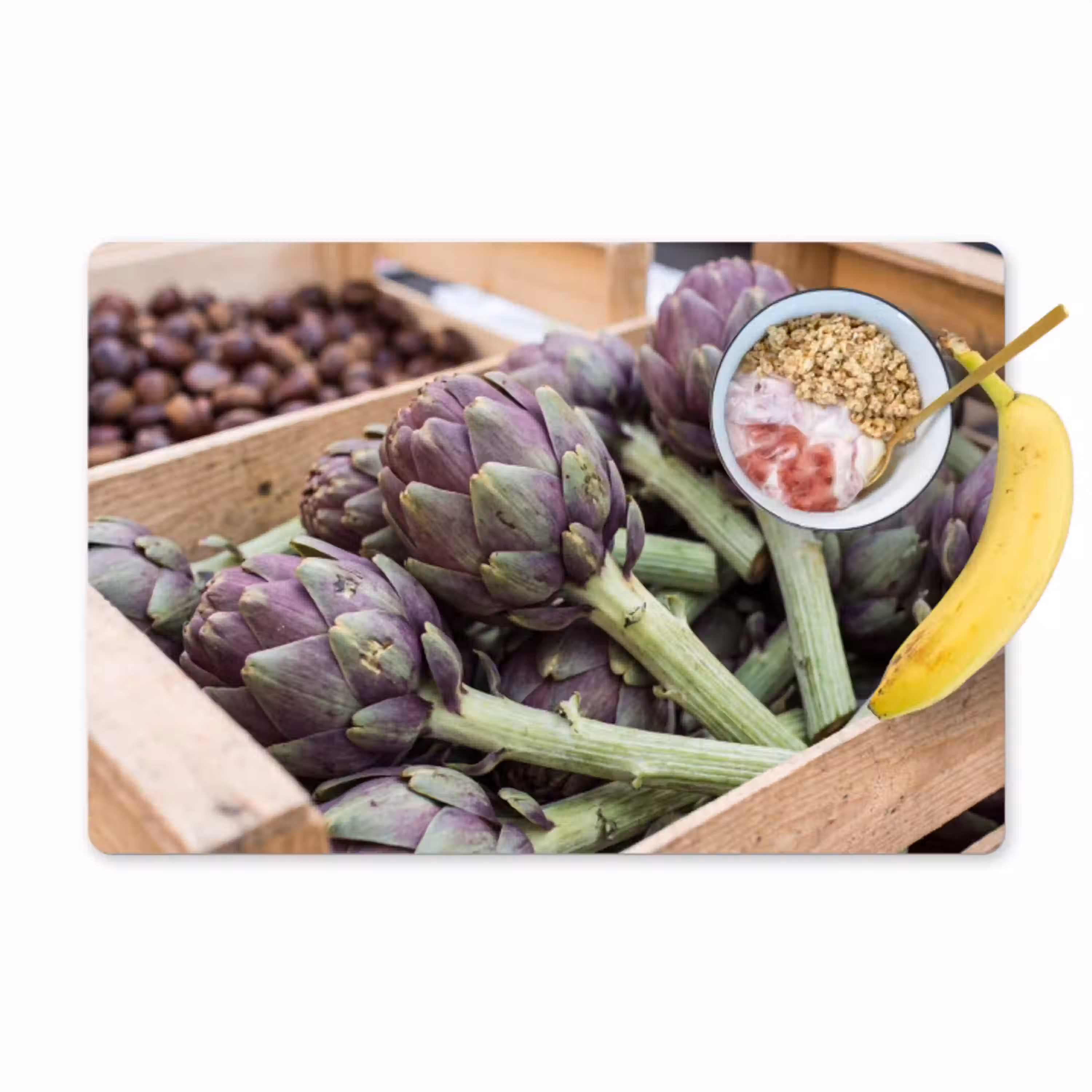 Groenten - Markt - Vers Placemat vinyl groot -zzzproduct_Kitchenyeah-website