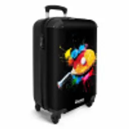 Tafeltennis met felle kleuren NBS - Handbagage koffer - Unisex middel -productfoto_3d