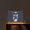 Astronaut - Ruimte - Planeten Light Box met batterij (Wandlamp kind) middel -sfeer1_kind
