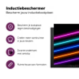 Esthetiek - Retro - Neon Inductie beschermer vinyl 3mm klein -zzzzzzz-cc-usp
