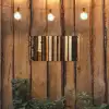 Hout - Planken - Natuurlijk tuinposter los doek klein -sfeer1