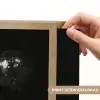 Discoballen - Minimalistisch - Zwart Light Box met batterij (Wandlamp) middel -USP_websiteprintNL