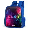 Controller - Symbolen - Neon Kinderrugzak - Blauw middel -schuin