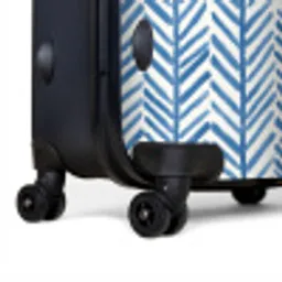 Patroon - Streep - Blauw NBS - Large koffer - Volwassenen Unisex groot -product2