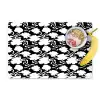 Silhouet - Bloemen - Wit - Zwart Placemat vinyl groot 368 -zzzproduct_Kitchenyeah-website