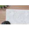 Grijs - Terrazzo-effect - Beton muismat rubber klein 262 -closeup