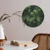 Sparrentakken - Knoppen - Naalden - Groen Akoestische PET Vilt - Rond klein -sfeer3