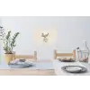 Bloem - Wit - Vaas - Quote Muursticker klein -eettafel