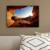 Grot - Woestijn - Zon - Landschap canvas 2cm klein -sfeer3
