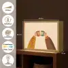 Illustratie - Mokken - Proosten - Bruin Light Box met batterij (Wandlamp) middel -USP_websiteoverzichtNL