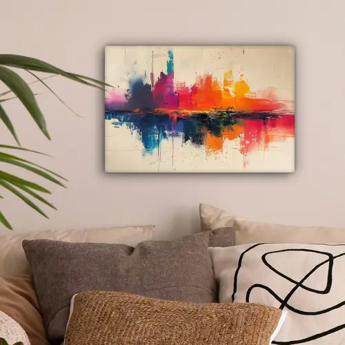 Watercolor - Kunst - Modern canvas 2cm klein -sfeer1
