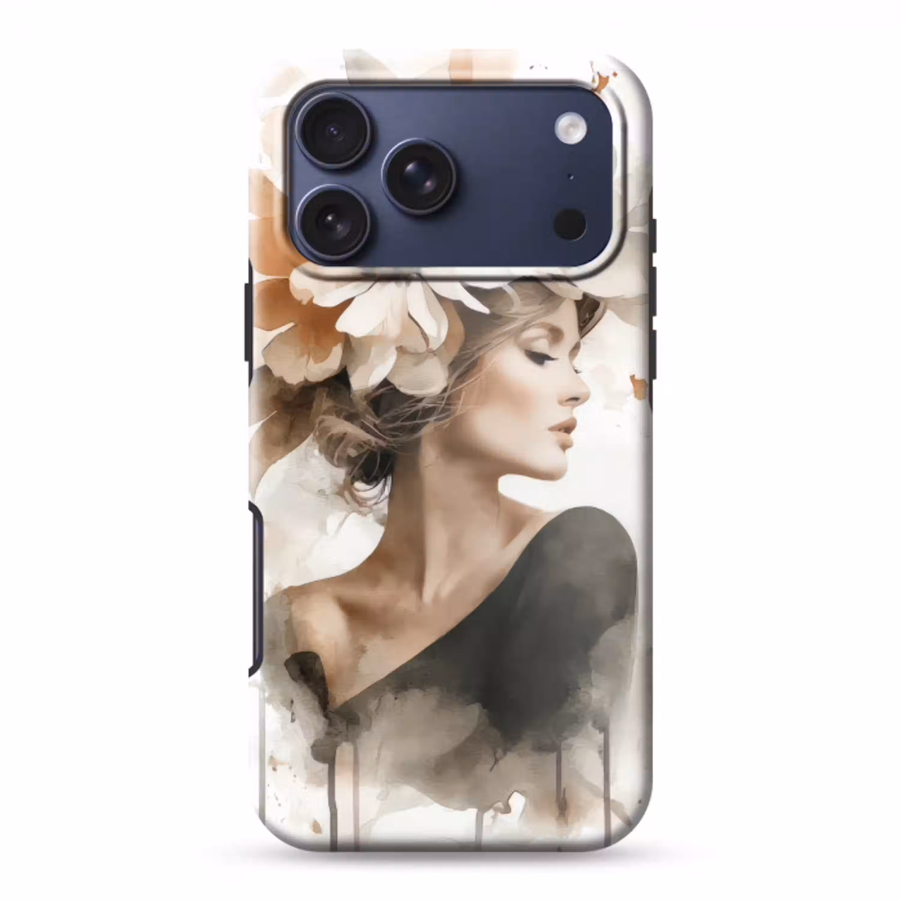 Bloesem - Portret - Gezicht Toughcase MagSafe Apple iPhone 17 Pro Max klein -3d