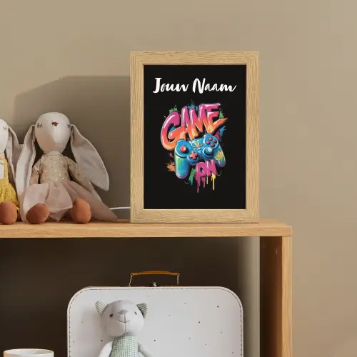 Controller - Game - Graffiti - Tekst Light Box met kabel (Kinderlampje) klein -sfeer2_kind