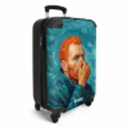 Portret - Klassiek - Blauw NBS - Handbagage koffer - Volwassenen Unisex middel -productfoto_3d