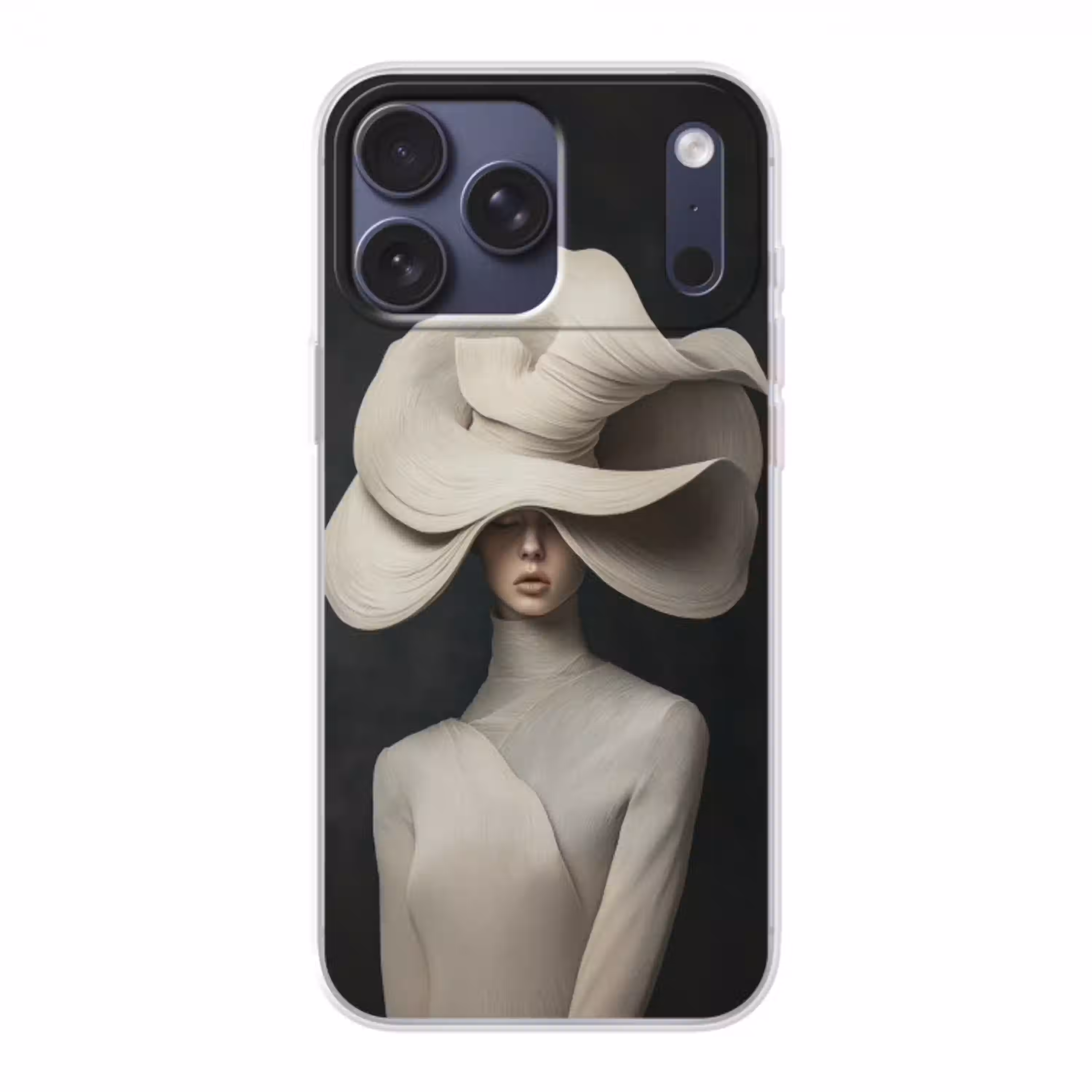 Modern - Vrouw - Hoed Telefoonhoesje iPhone 17 Pro Max klein -3d