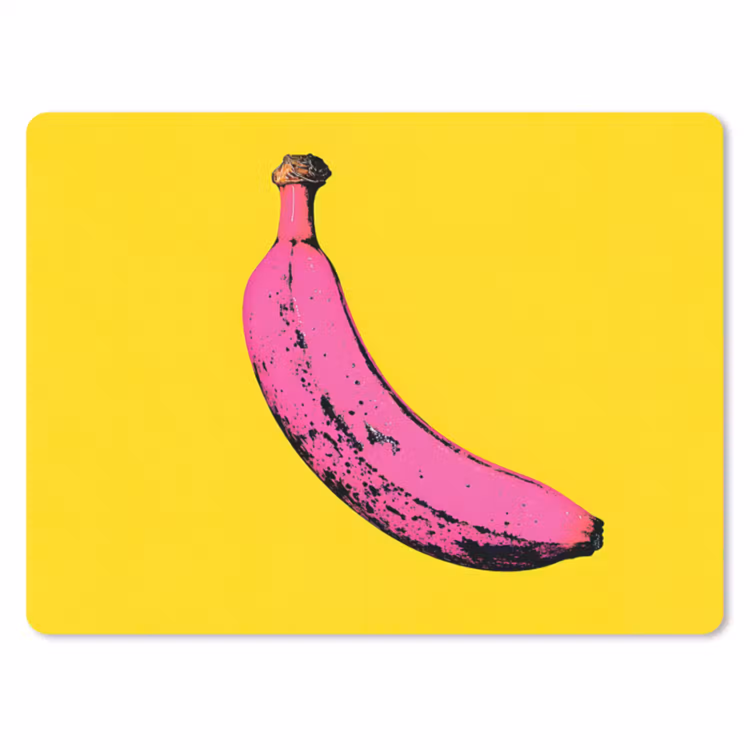 Muismat - Banaan - Grafisch - Geel