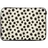 Madeliefjes - Grafisch - Zwart - Beige laptophoes neopreen klein 279 -zkaufland3dotto