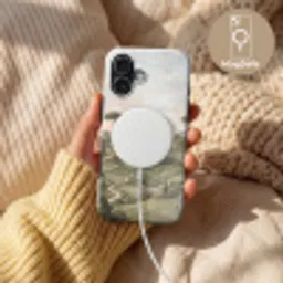 Landschap - Heuvels - Zandpad - Groen Toughcase MagSafe Apple iPhone 17 klein -USP_MagsafeV