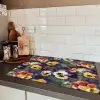 Viooltjes - Paars - Geel - Groen Inductie beschermer vinyl 3mm klein 276 -sfeer3