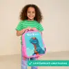 Dino - Zonnebril - Blauw Kinderrugzak - Roze middel -sfeer1_UK