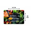 Kruiden - Lepels - Keuken - Specerijen Placemat vinyl groot -specs