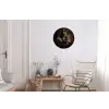 Ijsbeer - Hoed - Bril - Stoel Wandcirkel aluminium klein -woonkamer