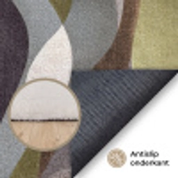 Retro - Banen - Kleurrijk Vloerkleed Rechthoek klein 1091 -uniquesellingpoint_antislip_NL
