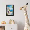 Landschap - Bloemen - Natuur - Zomer fotolijst zwart zonder passe partout klein -usfeer4_kinderkamer