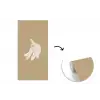 Bananen - Beige - Lijntekening - Minimalistisch fotobehang vinyl groot -3d