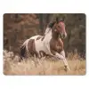 Paard - Bruin - Gras muismat rubber klein -3d