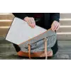 Grijs - Terrazzo-effect - Beton laptophoes neopreen klein 279 -tas