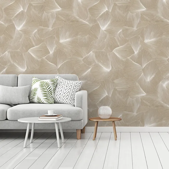 Behang - Organisch - Textuur - Beige