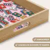 Cassette - Patroon - Roze Dienblad Rechthoek middel 911 -USP_HandgreepNL