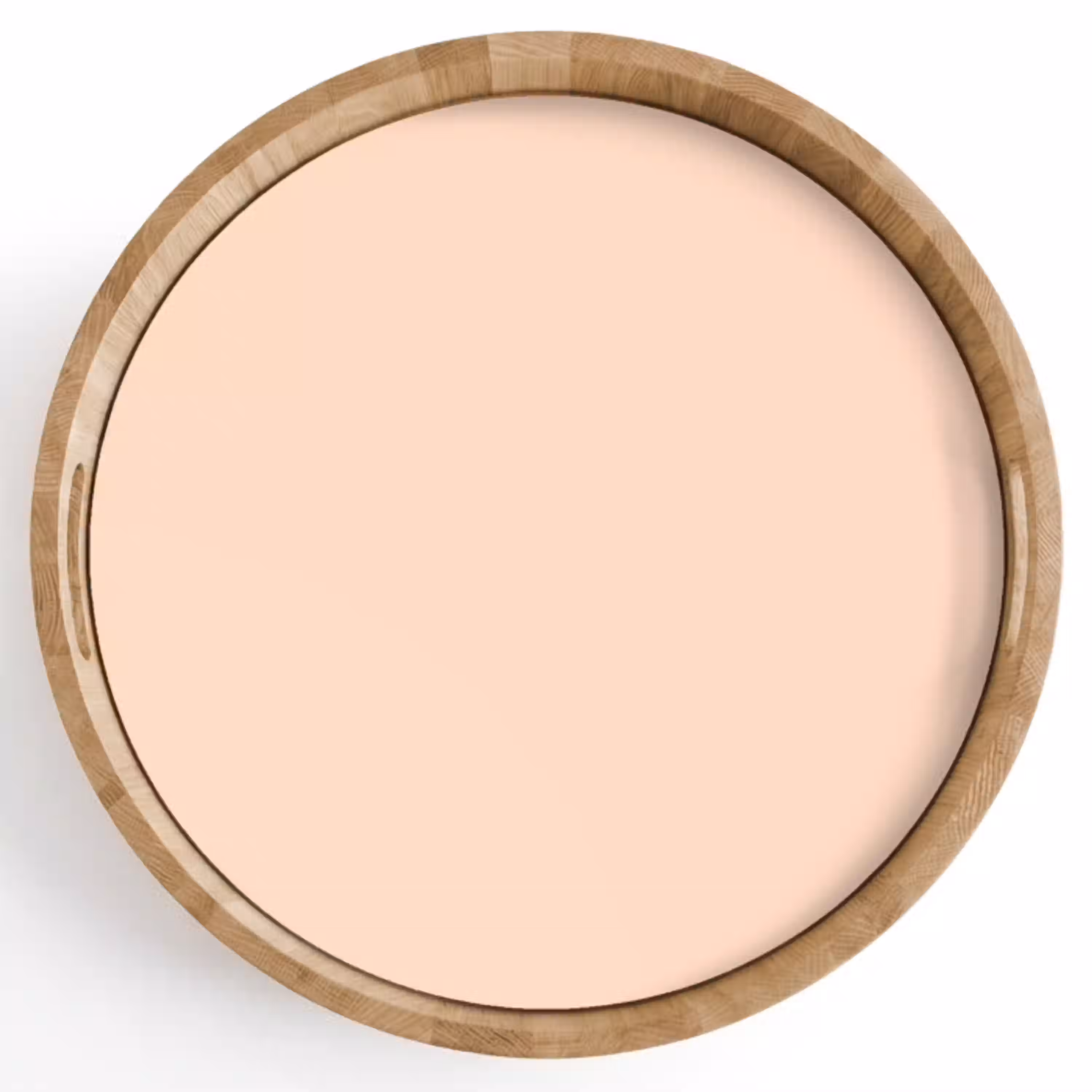 Pale - Peach - Nude Dienblad Rond middel 914 -z3d_shopping