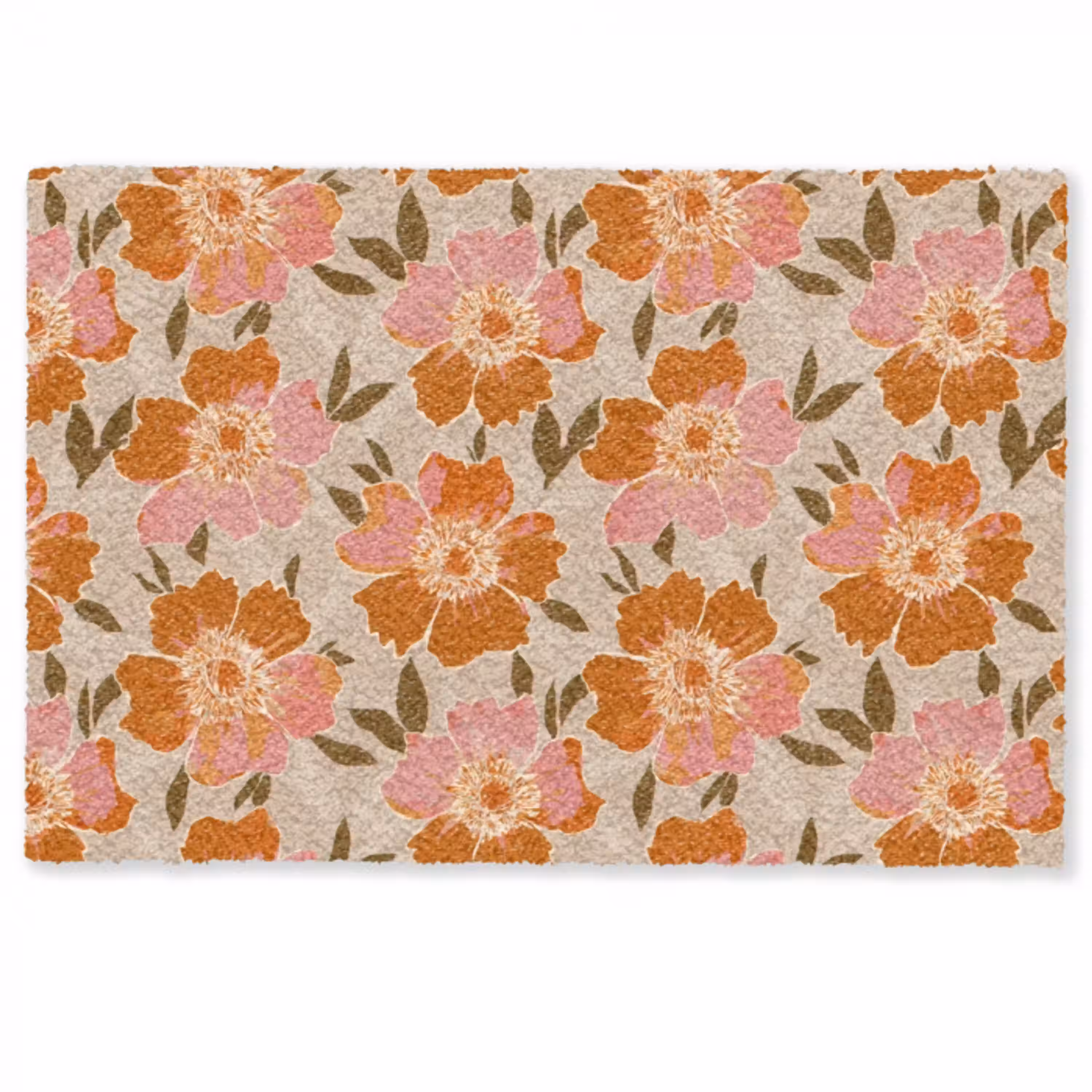 Bloemen - Motief - Retro Deurmat klein 898 -zkaufland3d