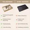 Palmboom - Schaduw - Trap - Beige Dienblad Rechthoek middel -USP_VergelijkingNL