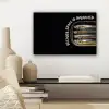 Sardines - Tekst - Vis - Blik canvas 2cm klein -sfeer6