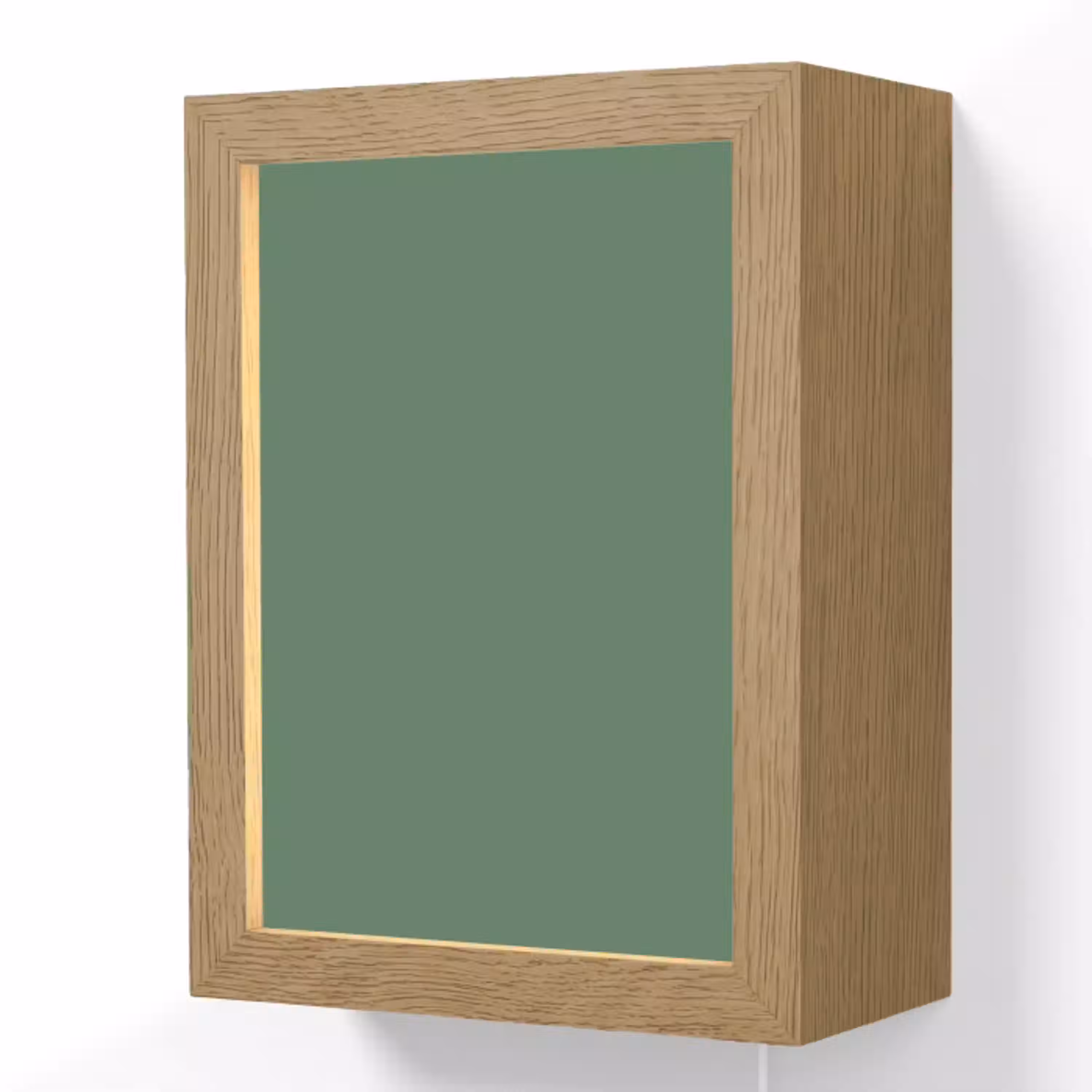 Deep - Sagewood - Groen Light Box met kabel (Wandlamp) klein 929 -3d