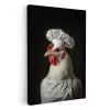 Kok - Rood - Kip KitchenYeah - Keuken - Canvas klein -3d
